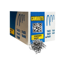 Grapa galvanizada 1"